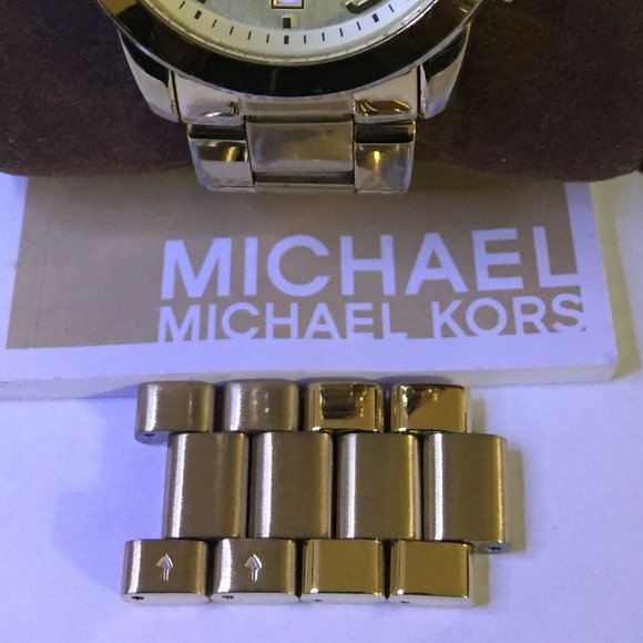 . Michael Kors Mercer Chronograph Gold-Tone Watch - Picture 5 of 6